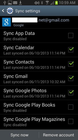 Turn off sync to improve your phone battery life