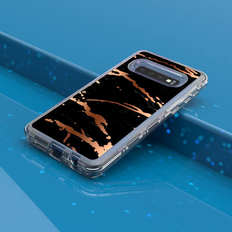 Samsung Galaxy S10 Marble Pattern Hybrid Case - Gorilla Gadgets