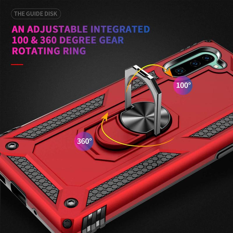 Samsung Galaxy Note 10 Heavy Duty Case with Magnetic Metal Ring - Gorilla Gadgets