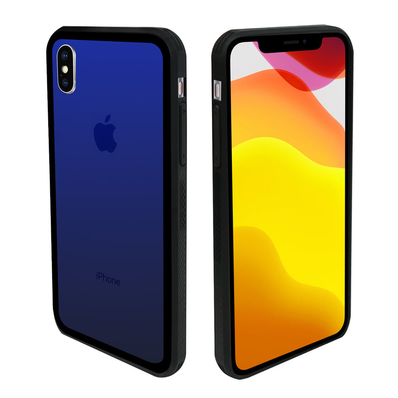 iPhone XS Max Case - Color Gradient Tempered Glass Back
