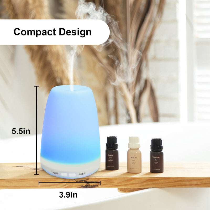 Aromatherapy Humidifier & Essential Oil Diffuser - 7 LED Color Lights