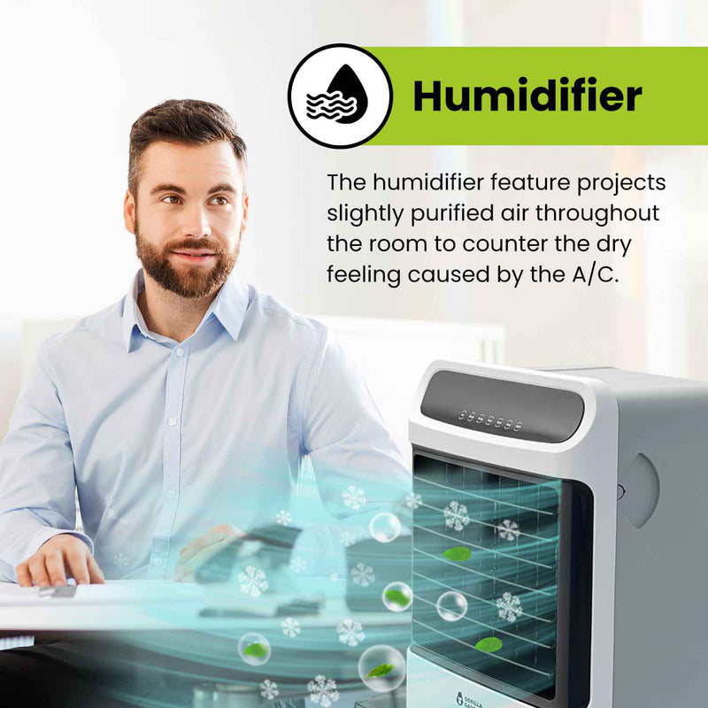 evaporative air cooler humidify