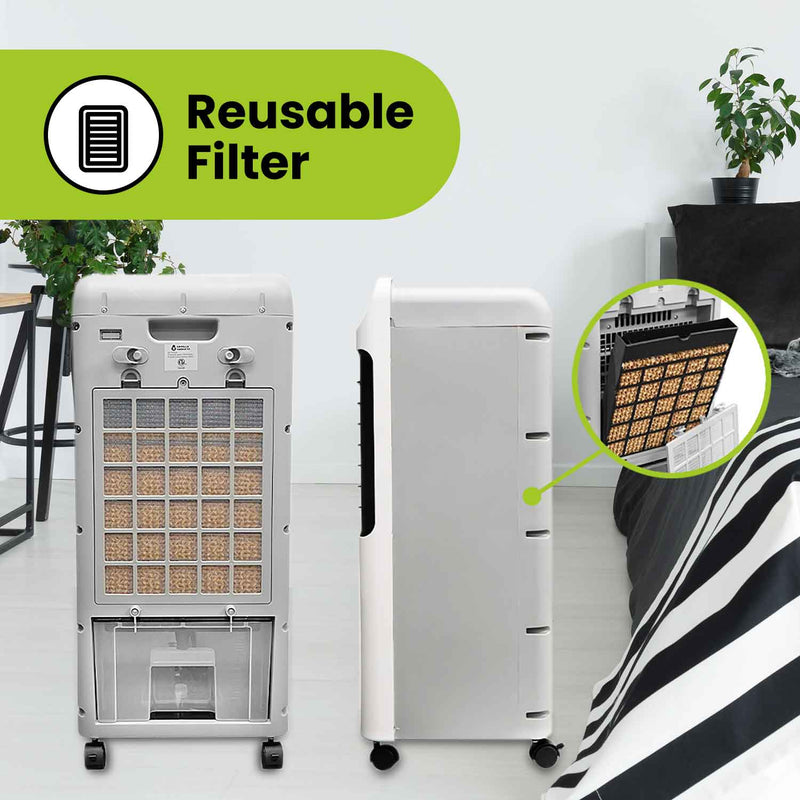 reusable filter for evaporative air cooler