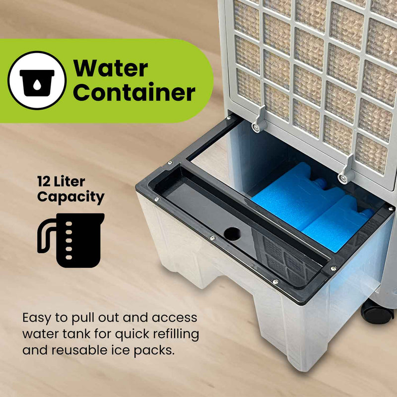 evaporative air cooler water container