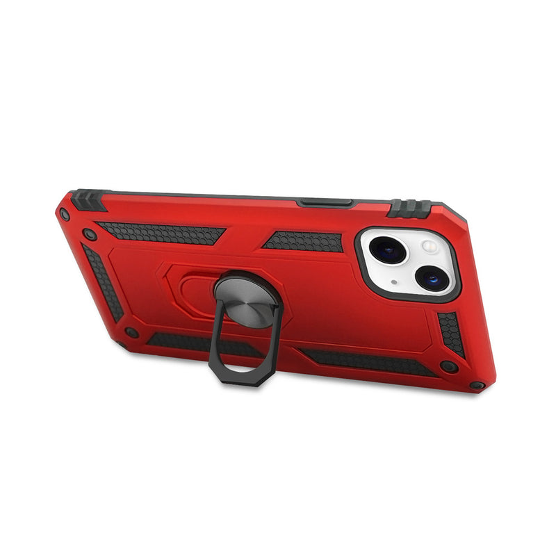 iPhone 14 red case with ring holder