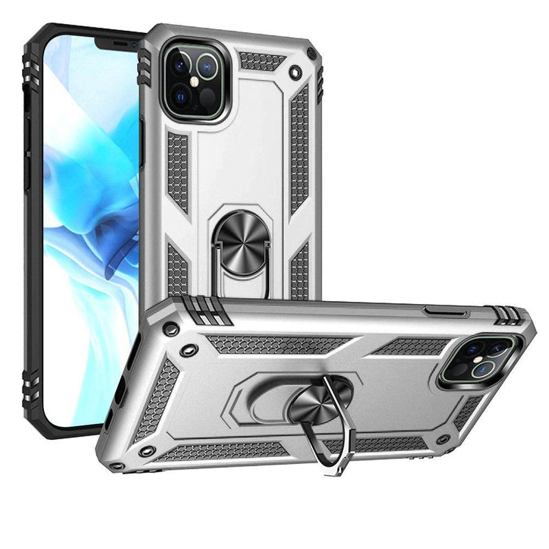 iPhone 12 Pro Max Case - Heavy-Duty, Ring Holder