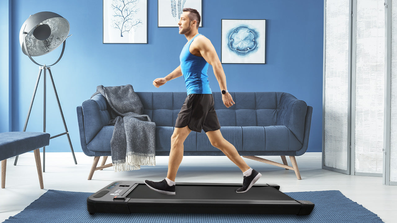 Man Running on treadmill
